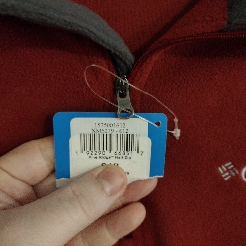 Nwt Columbia Pine Ridge Half Zip Fleece Pullover Size Small - Picture 5 of 5